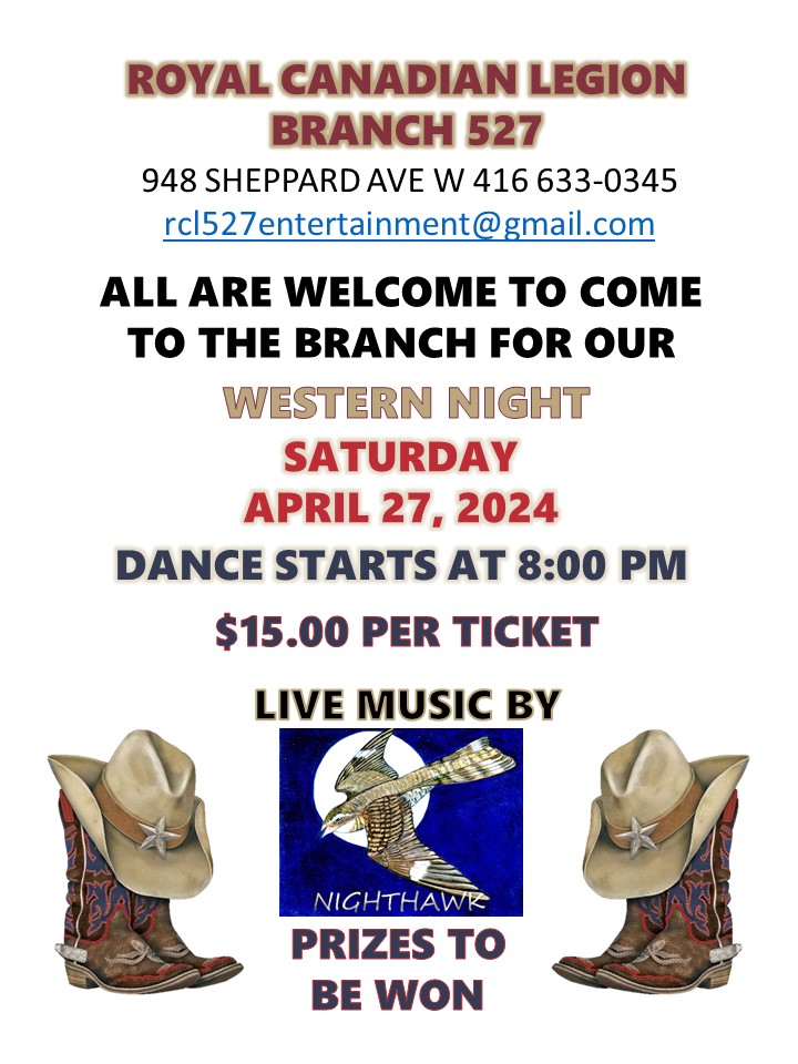 Western Night- April 27th